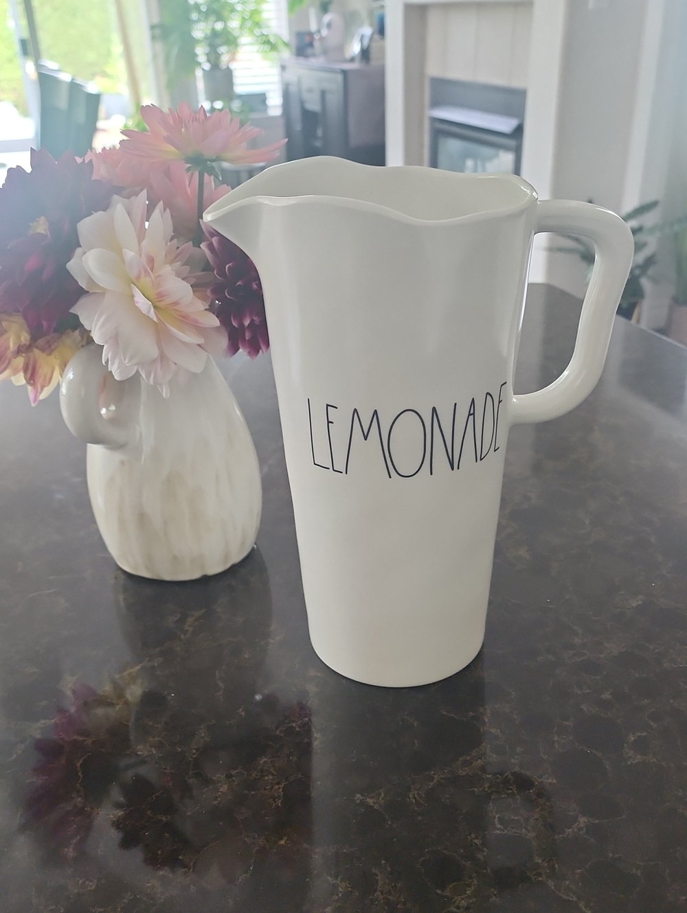 Rae Dunn White Ceramic "LEMONADE" Pitcher